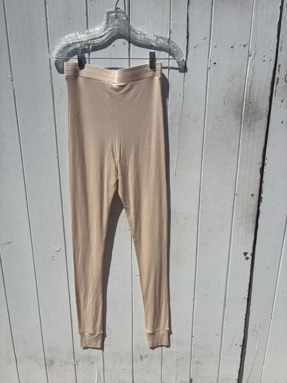 Les Girls Les Boys Fine Ribbed Pants Lounge Cream - Picture 5 of 10